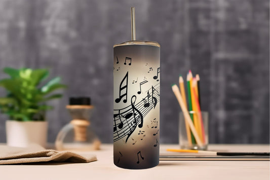 Musical Notes 3 Tumbler