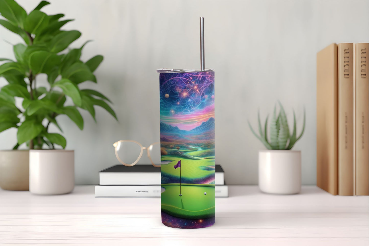 Space Golf Tumbler