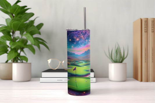 Space Golf Tumbler