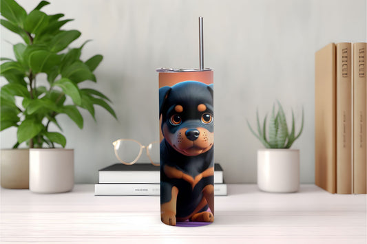 Rottweiler Puppy Tumbler