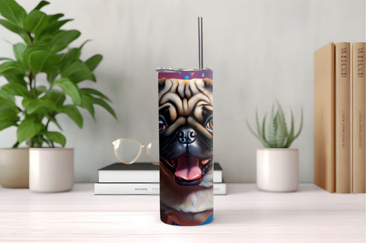 I See You Pug Tumbler