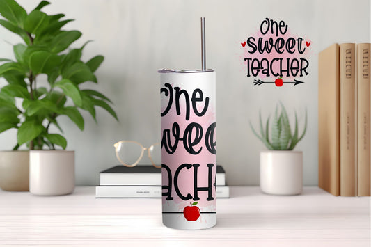 One Sweet Teacher Tumbler