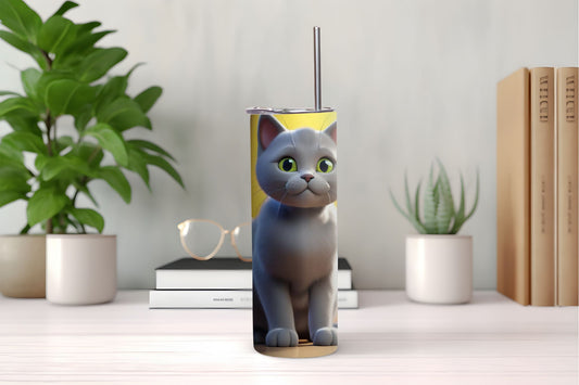 Chartreux Cat Tumbler