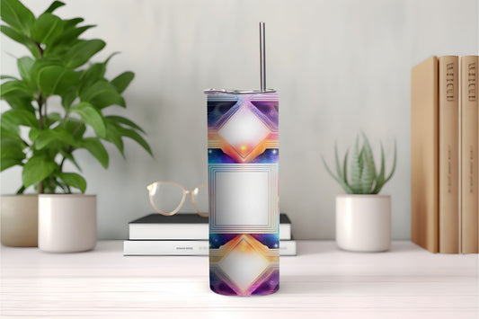 Spacey Border Design Tumbler