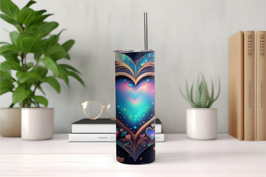 Colorful Hearts Tumbler