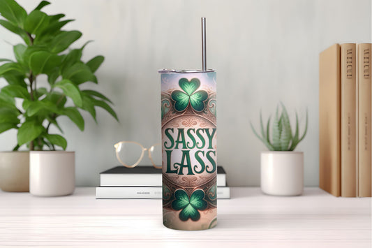 St. Patrick's Day Sassy Lass Tumbler