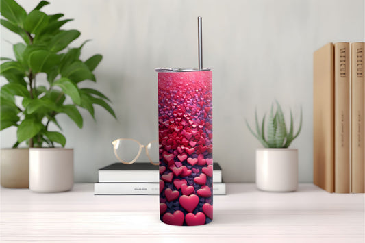 Lots of Hearts Tumbler