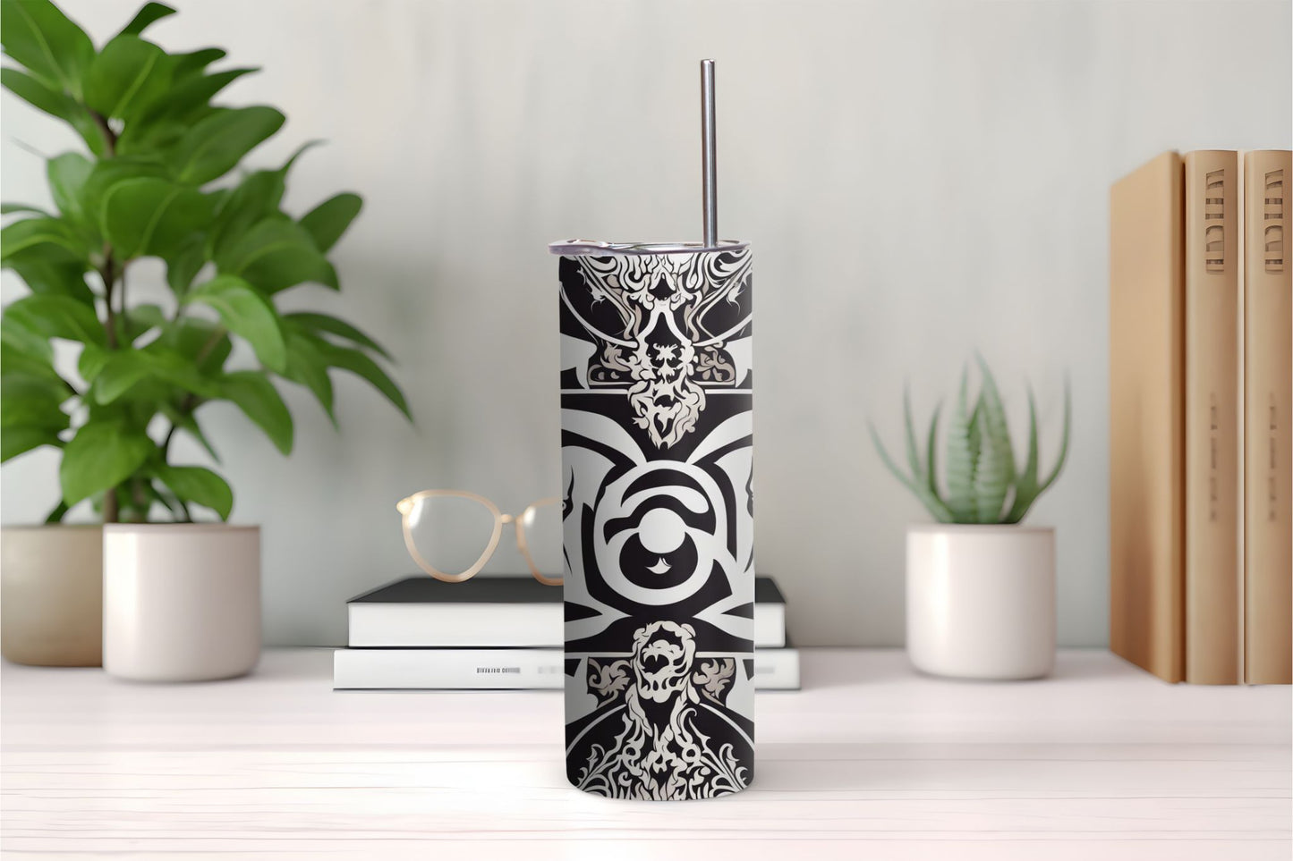 Goth Border Design Tumbler