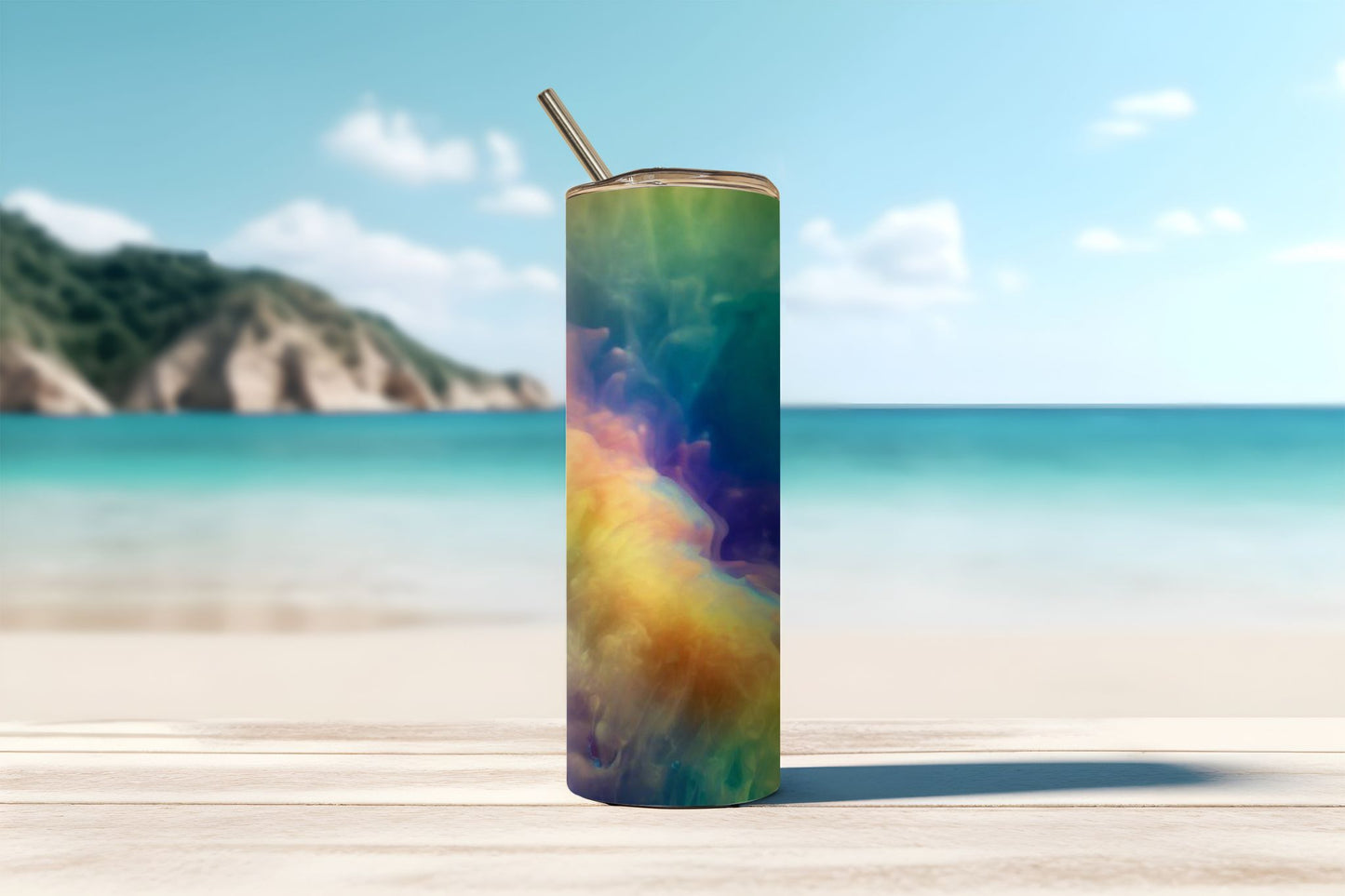 Powder Rainbow Tumbler