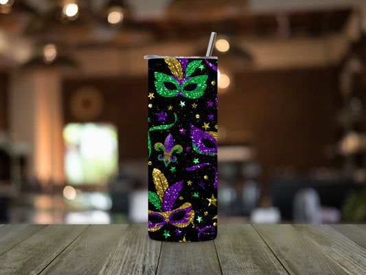 Mardi Gras 3 Tumbler