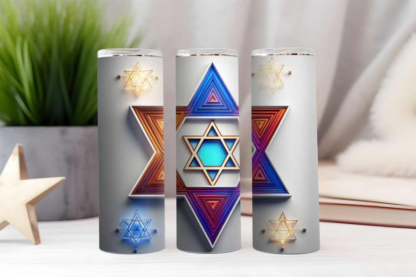 Hanukkah Star 4 Tumbler