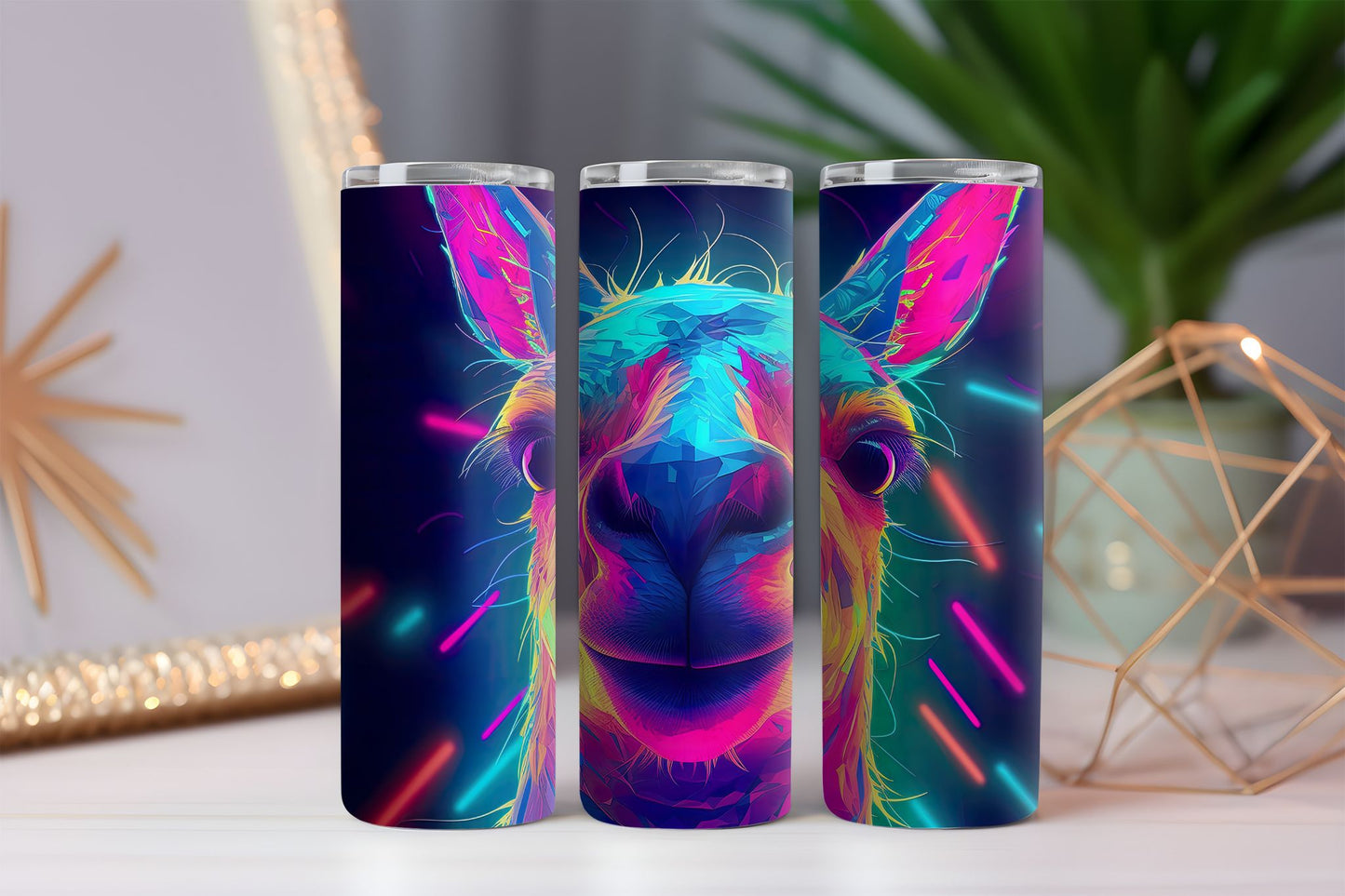 Neon Llama Tumbler