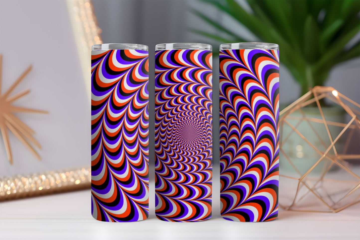Funky Swirls Tumbler