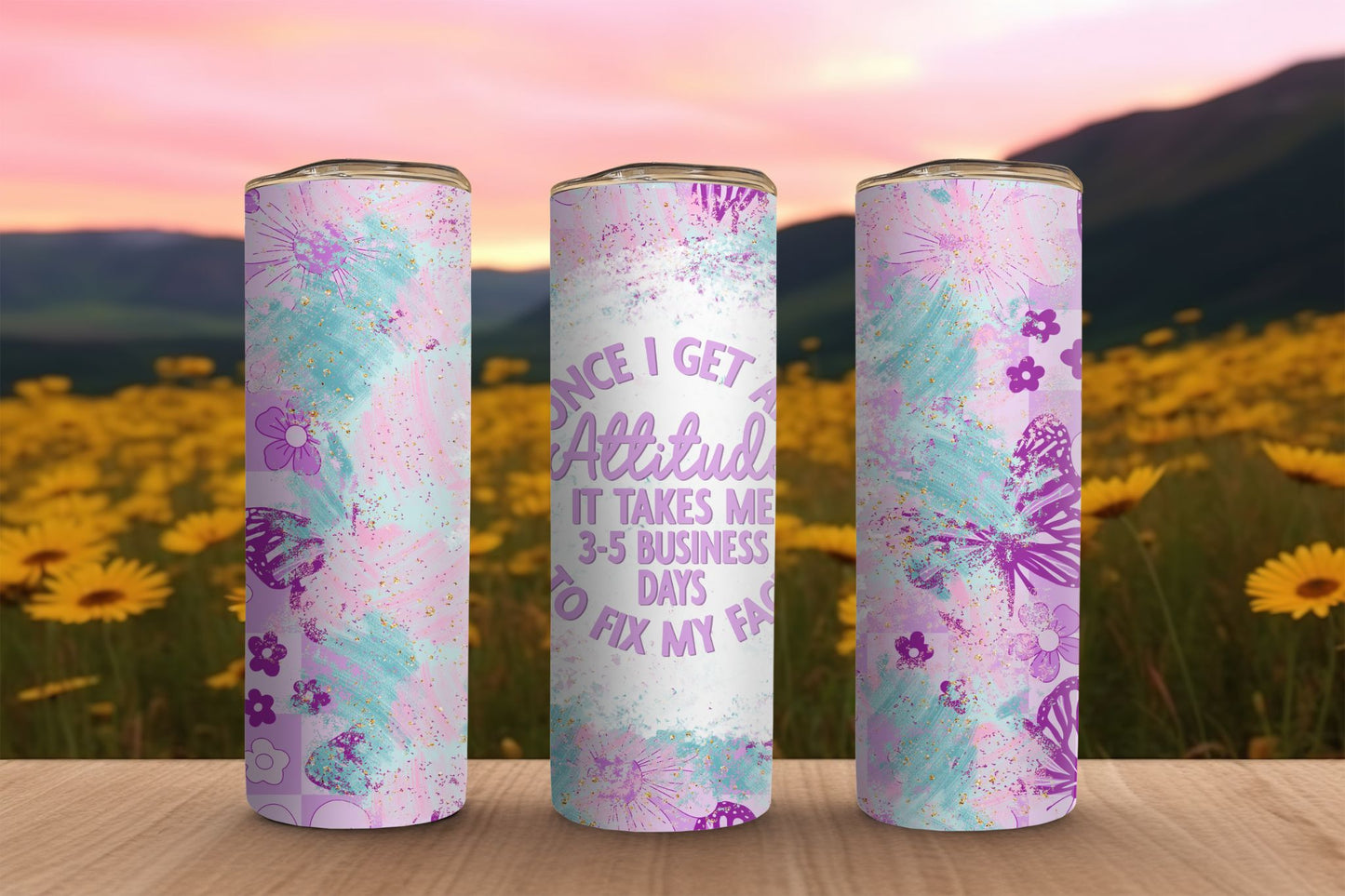 Attitude Snarky Tumbler