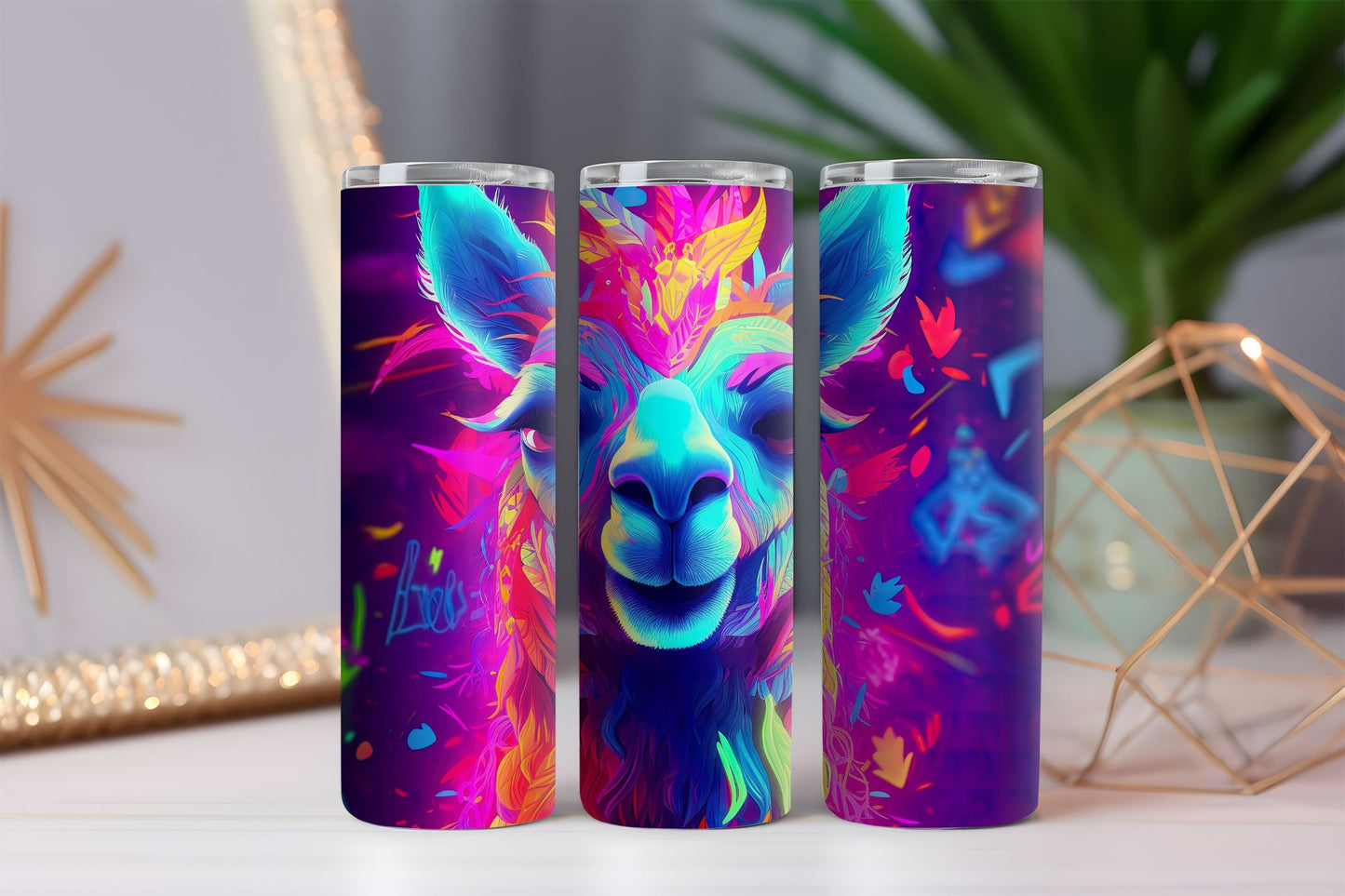Neon Alpaca Tumbler